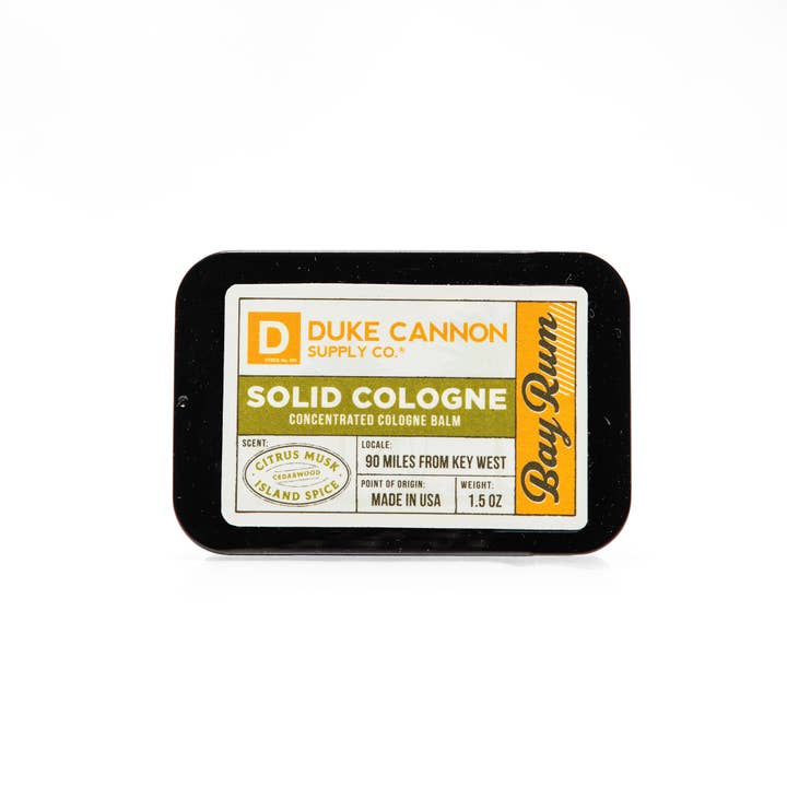 Duke Cannon Solid Cologne- Bay Rum