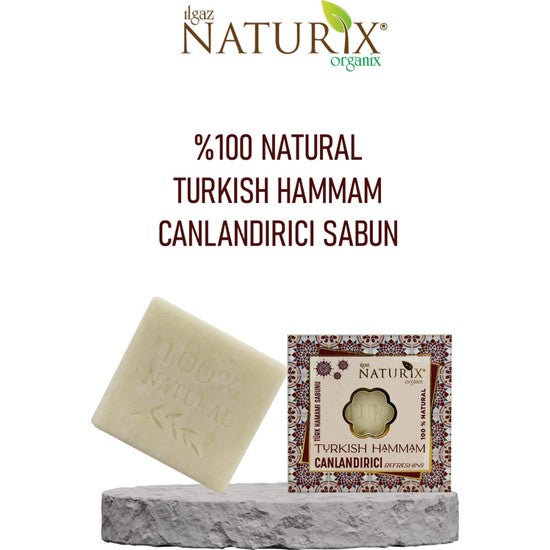 Naturix Natural Turkish Hammam Soap Purifying Deep Cleaning