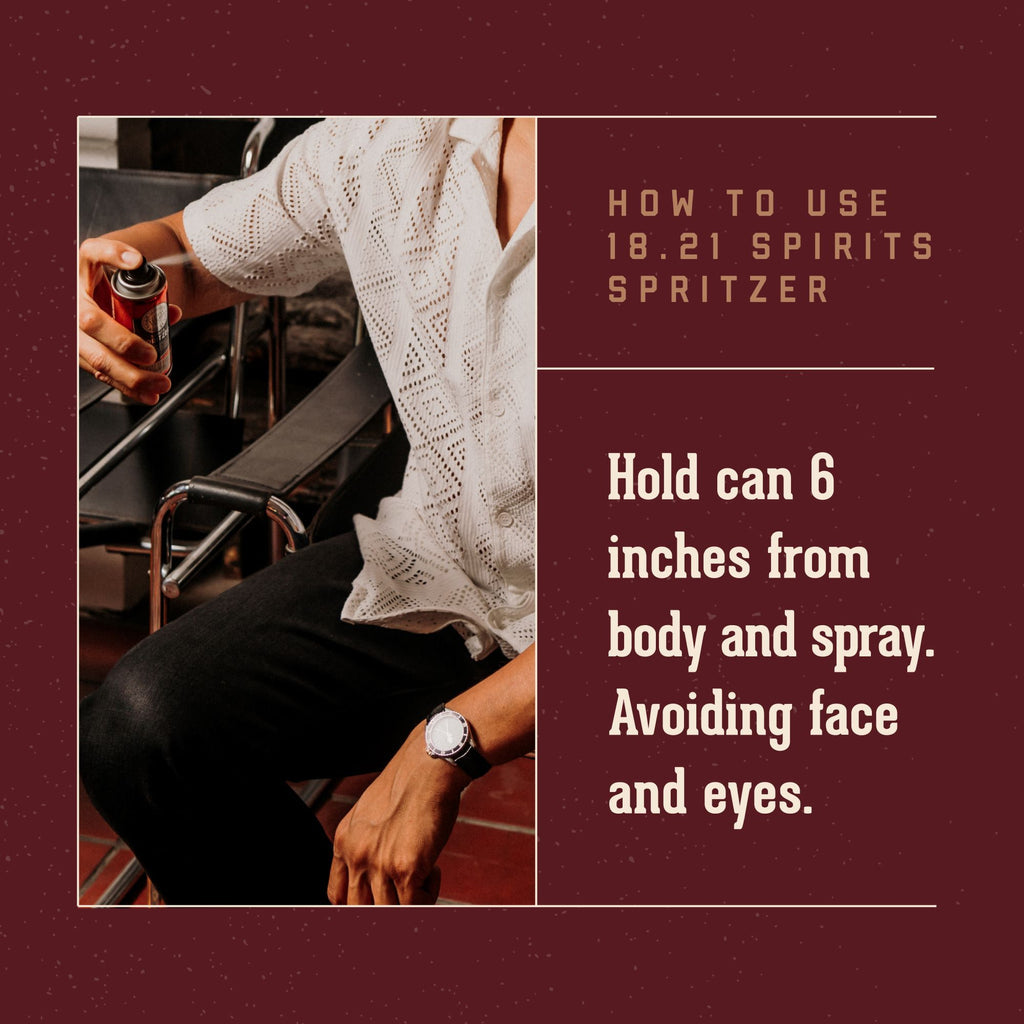 18.21 Man Made Spirits Spritzer Body Spray