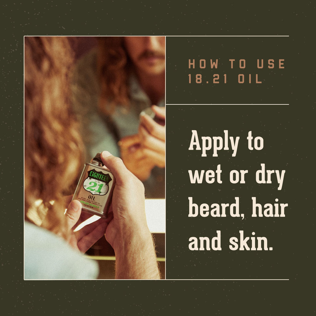 18-21 ManMade Spiced Vanilla Beard, Hair and Skin Oil