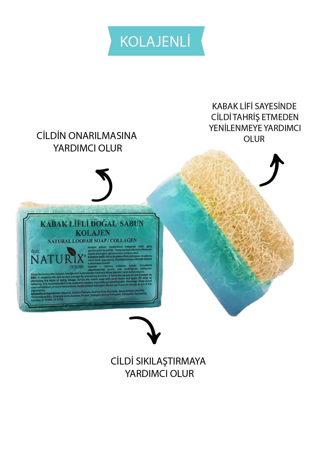 Naturix Natural Pumpkin Fiber Collagen Soap