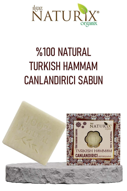 Naturix Natural Turkish Hammam Soap Purifying Deep Cleaning