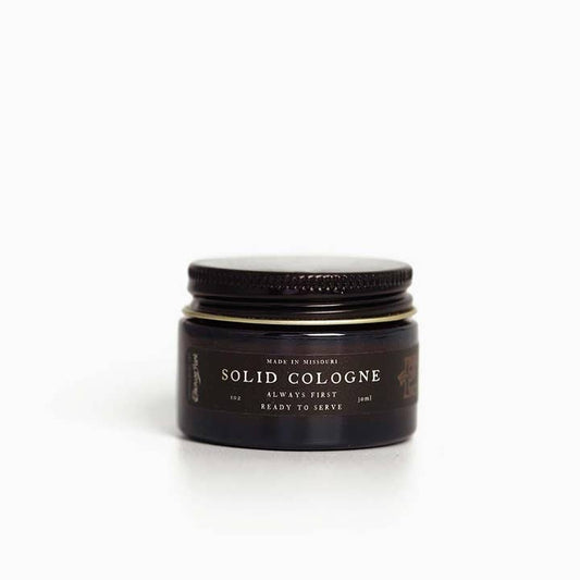 American Heritage Solid Cologne Jar Black Label