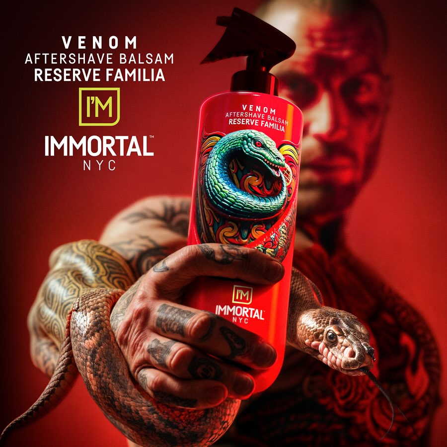 Immortal NYC Venom Eau De Cologne 150ml