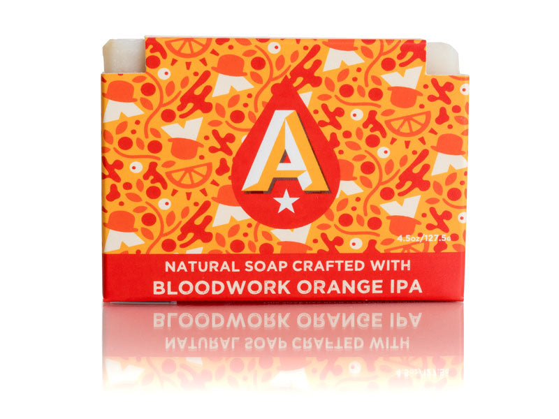 Kuhdoo Bloodwork Orange Brew Bar Soap